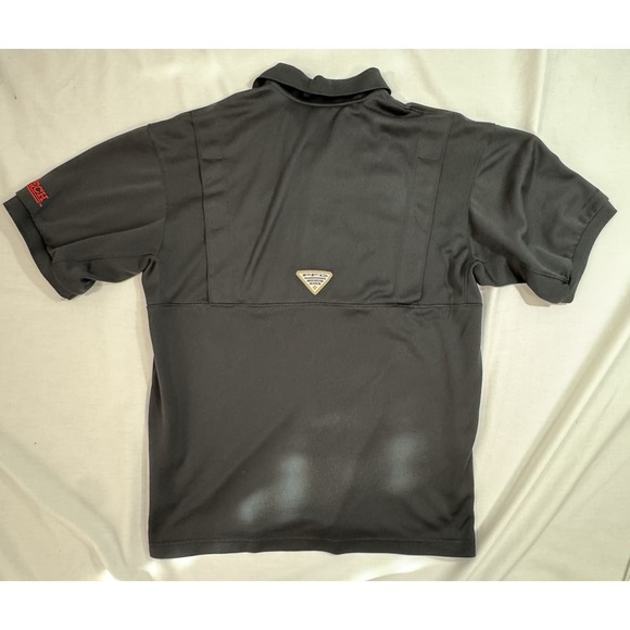 Texas Tech Red Raiders Columbia Golf Polo Shirt Mens Size Large Black Campus - Picture 12 of 12